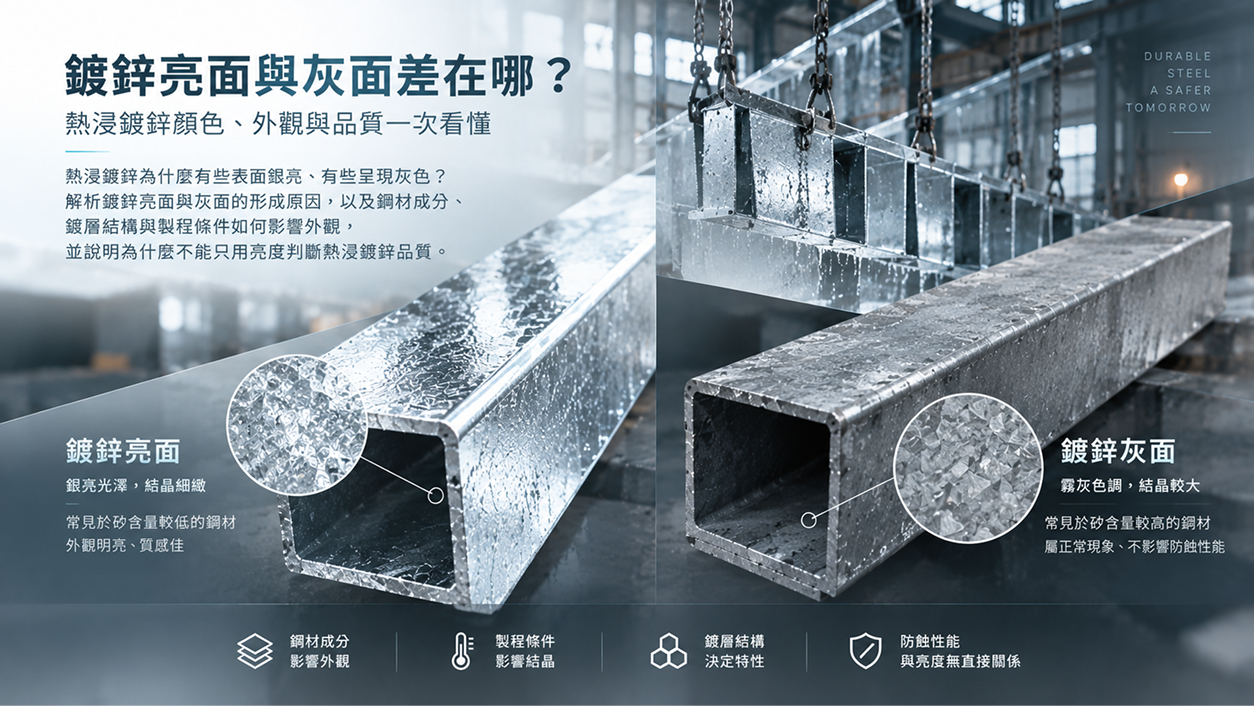 Bright vs. Gray Galvanized Finishes: Hot-Dip Galvanizing Color, Appearance & Quality Explained | K.C.F. Enterprise