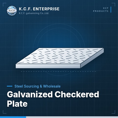 Galvanized Checkered Plate