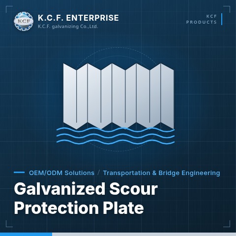 Galvanized Scour Protection Plate