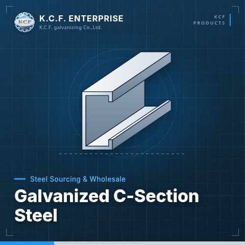 Galvanized C-Section Steel