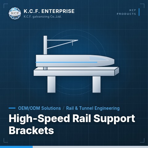 High-Speed Rail Support Brackets